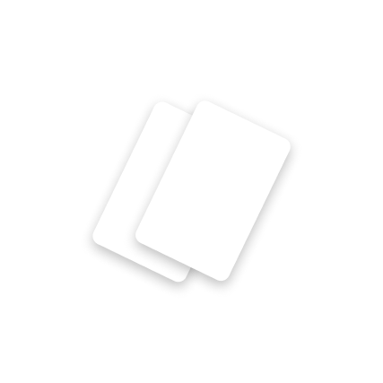 NFC White 8K cards. 3 Units